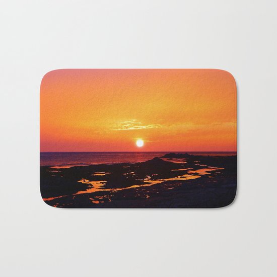 Orange Morning Bath Mat