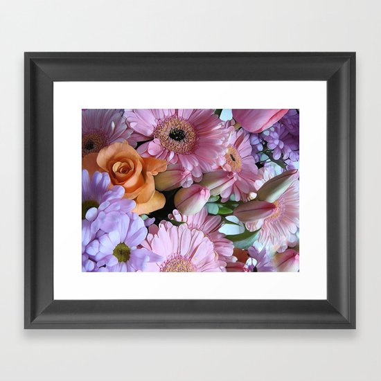 A Pink Mind is a Joy Forever! Framed Art Print