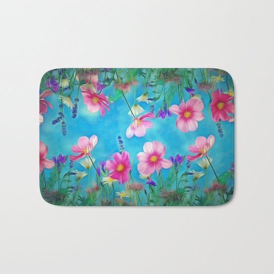 Blooming reflection Bath Mat