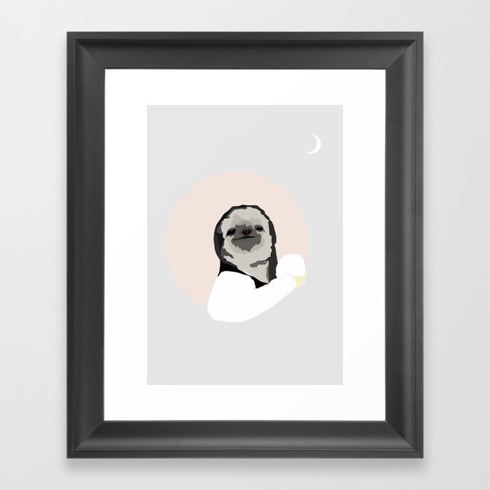 Sloth Framed Art Print