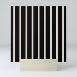 Stripes - Neutral Mini Art Print