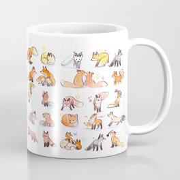 55 Foxes  Coffee Mug
