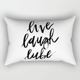 "Live Laugh Lube" Rectangular Pillow
