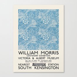 Marigold pattern art exhibition (1875) William Morris Canvas Print