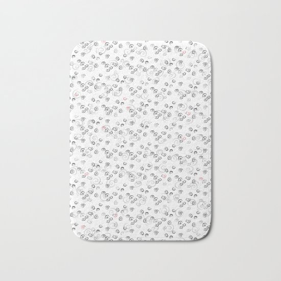 White Night Bath Mat