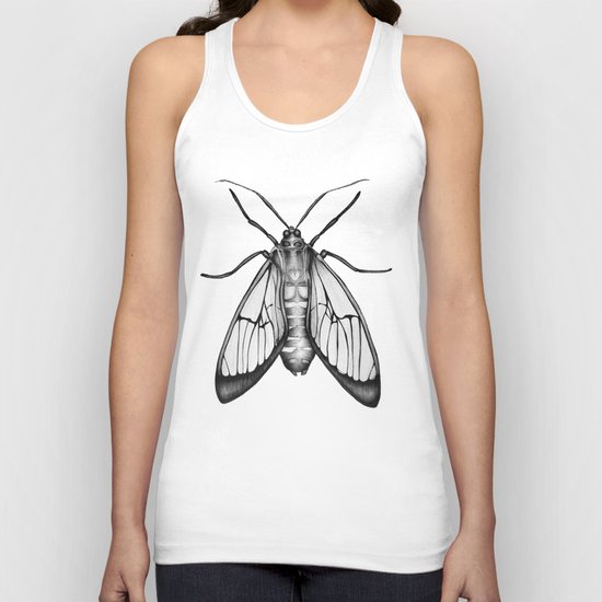 Wasp Moth Unisex Tank Top