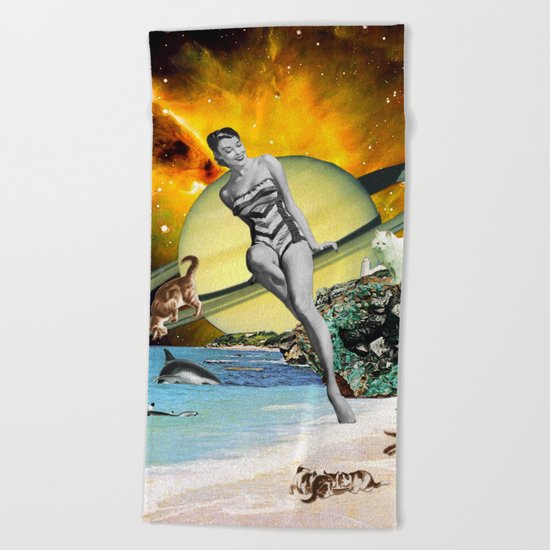 Cat Island Beach Towel