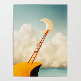 A Ladder to the Moon Poster