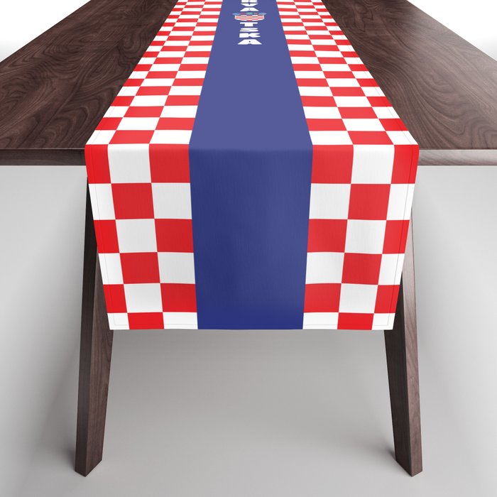 Croatia Fan Table Runner