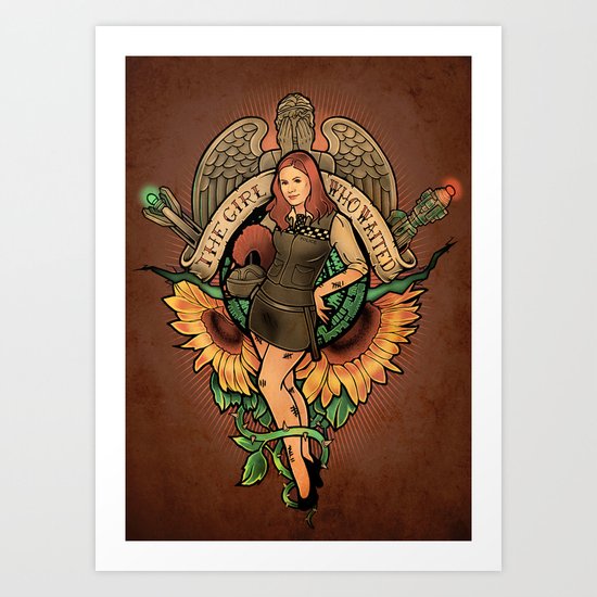The Girl Who Waited Art Print