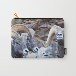Watercolor Sheep, Bighorn Ram 74, Drake, Colorado Carry-All Pouch