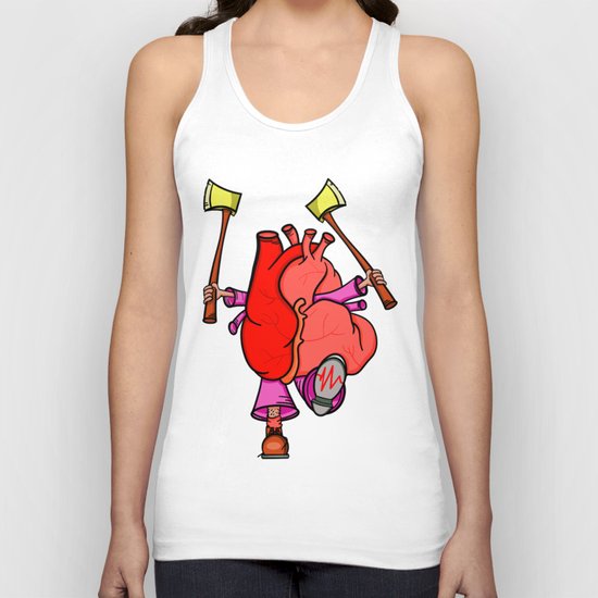 Heart Attack Unisex Tank Top