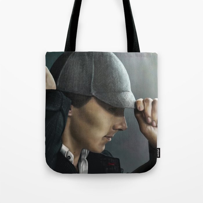 Sherlock and his deerstalker Tote Bag