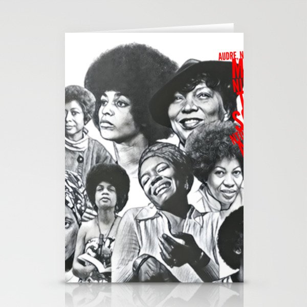 Famous Black Female Writers Stationery Cards