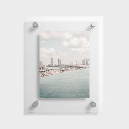 Miami Florida City Floating Acrylic Print