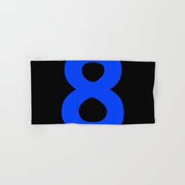 Number 8 (Blue & Black) Hand & Bath Towel