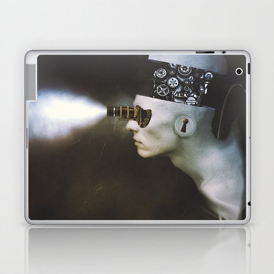 Mind replays what the heart can't delete. Laptop & iPad Skin