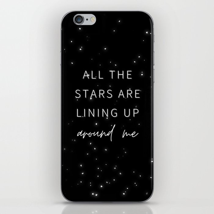All the Stars are Lining Up Around Me, Inspirational, Motivational, Empowerment, Manifest iPhone Skin