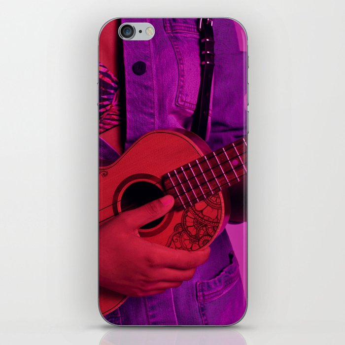 Guitarist Ukulele iPhone Skin