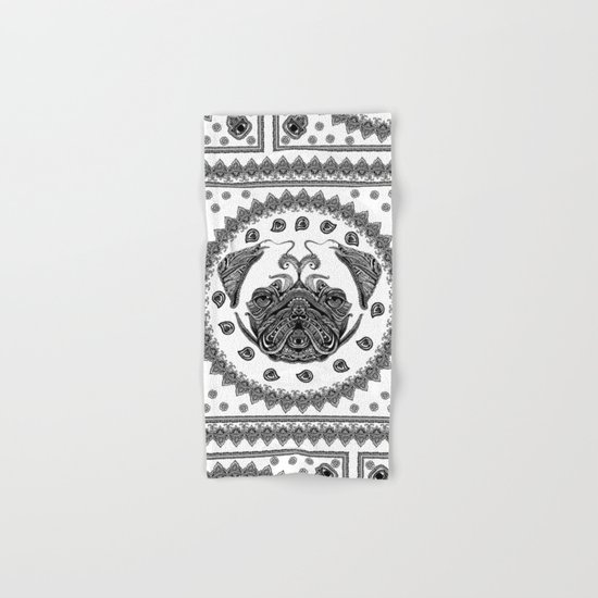 Henna of Pugly Hand & Bath Towel