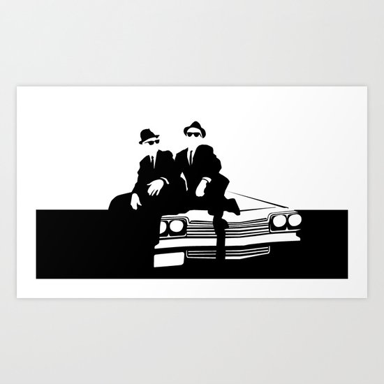 Blues Brothers Art Print