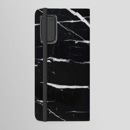 Black & White Marble Android Wallet Case