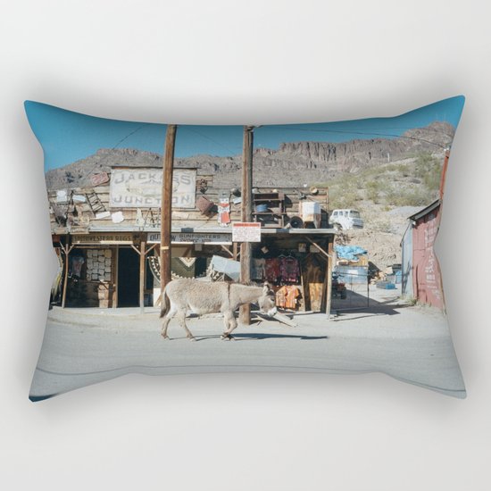 Jackass Junction Rectangular Pillow