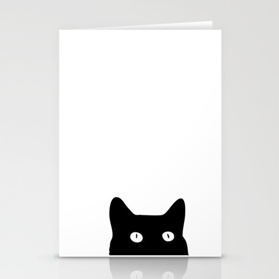 Black Cat Stationery Cards