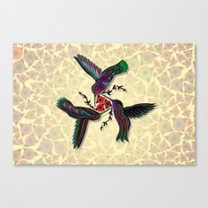 DANCING HUMMERS Canvas Print