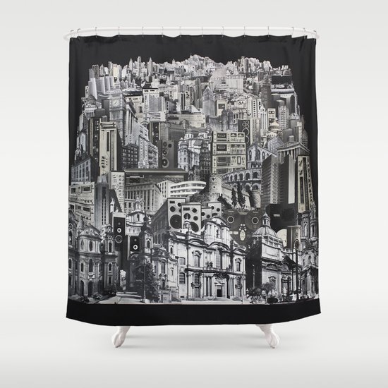 City Of Boom Shower Curtain