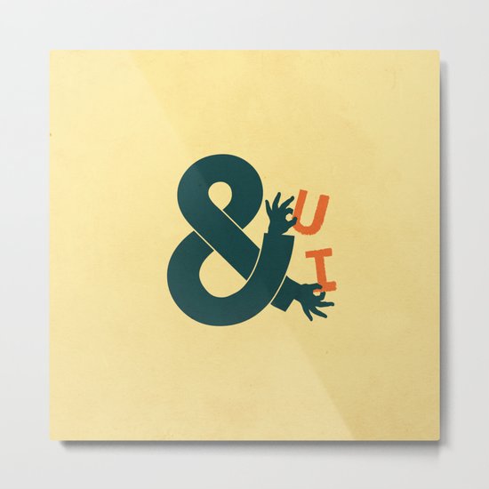 You and I Metal Print
