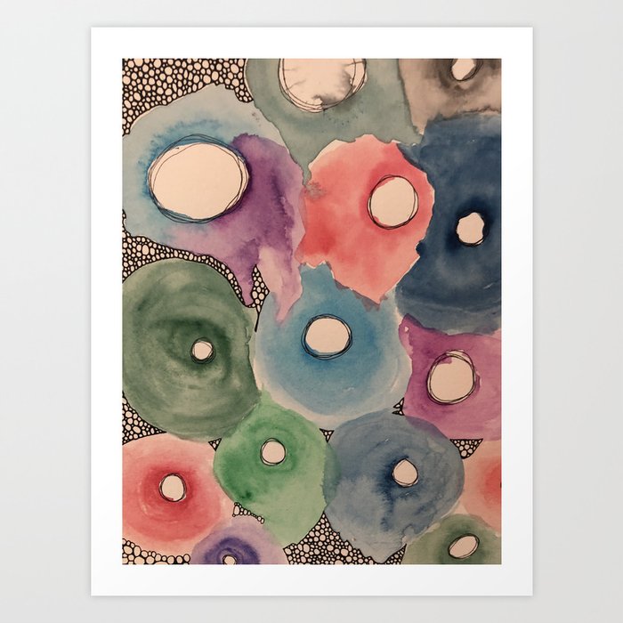 gummy orbs Art Print