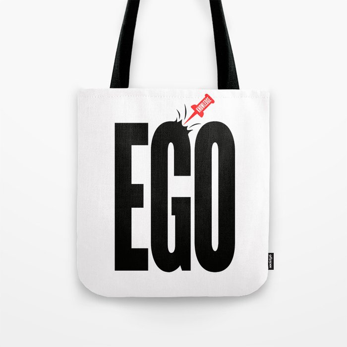 Ego vs Knowledge Tote Bag