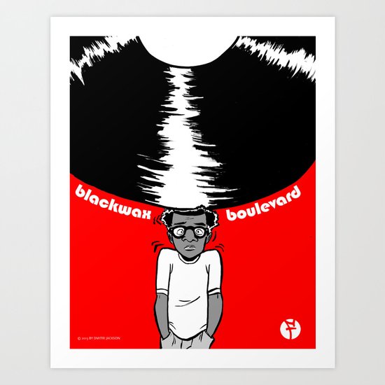 Blackwax Boulevard Poster Art Print