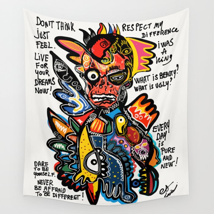 Tapestry with words sale