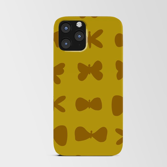 Yellow butterflies. iPhone Card Case