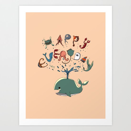 Happy Everyday Art Print