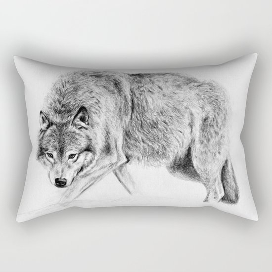 Wolf Rectangular Pillow