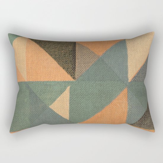 Trigonale 7 Rectangular Pillow