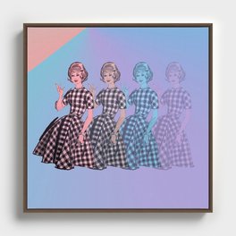 Mrs.Sew&Sew-80s Glam Framed Canvas
