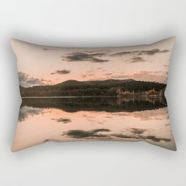 Lake landscape symmetry reflections Rectangular Pillow