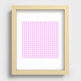 Pink Pattern Recessed Framed Print