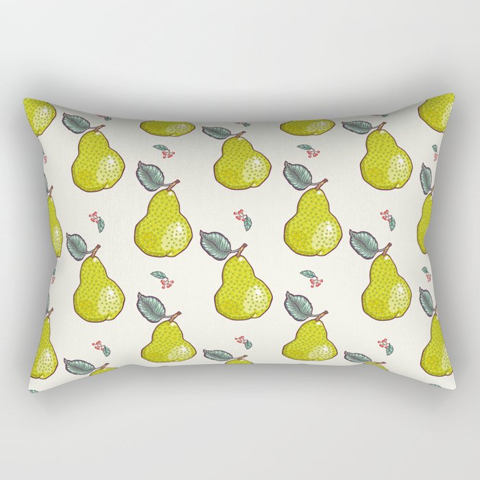 pear world Rectangular Pillow