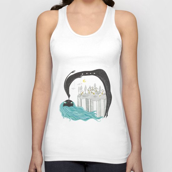 Balada nocturna- Noche Unisex Tank Top