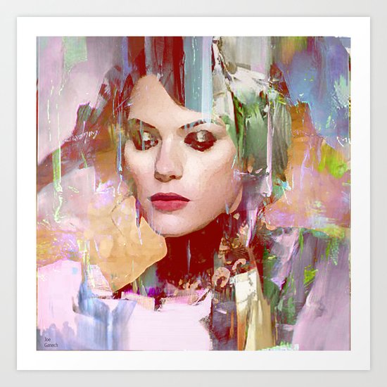 Vengeance of a betrayed woman Art Print