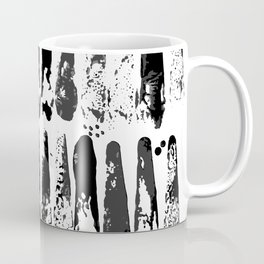 Palette knife stamped pattern Coffee Mug