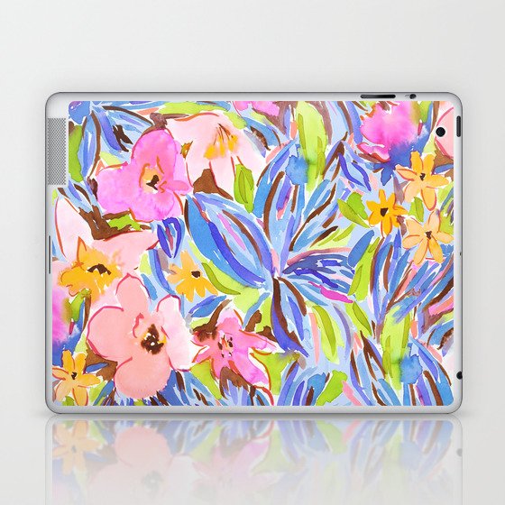 Flaunting Floral Periwinkle Laptop & iPad Skin