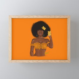 Orange Dream Framed Mini Art Print