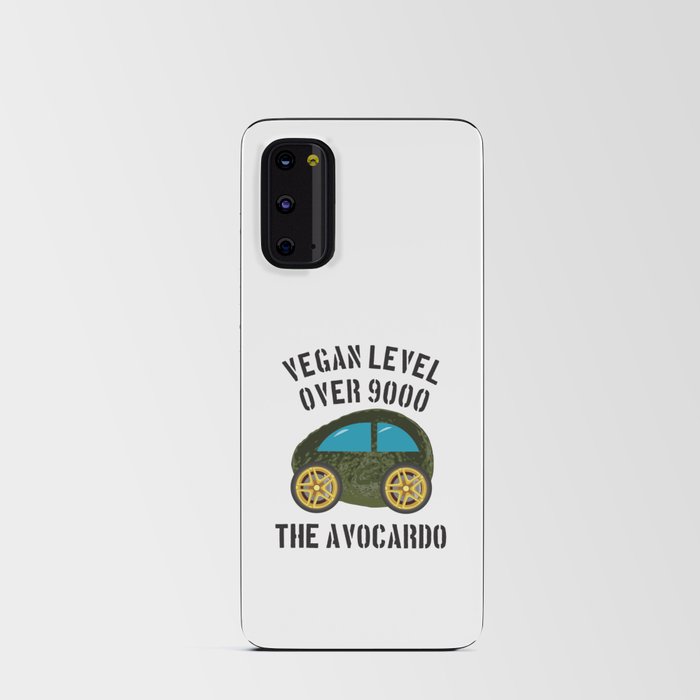 Vegan Car Avocardo Level over 9000 Android Card Case