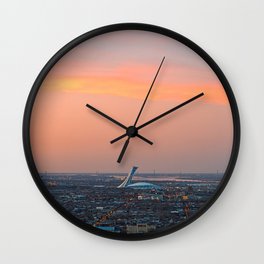 Montreal Twilight Wall Clock